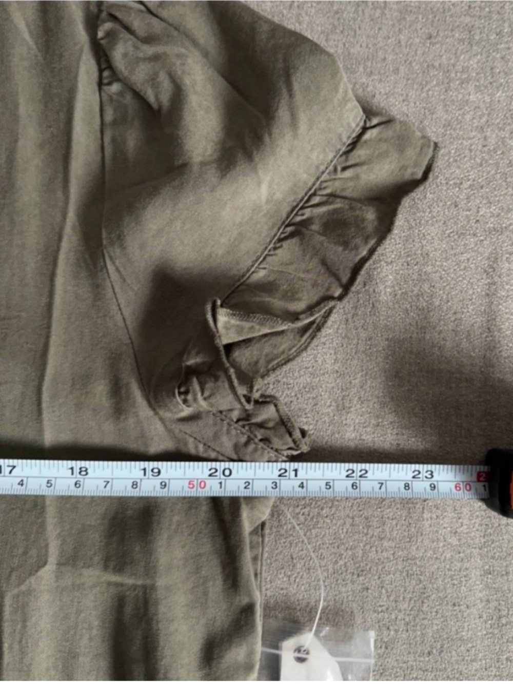 Casual Olive Green Shirt Dress - Picture 6 of 6